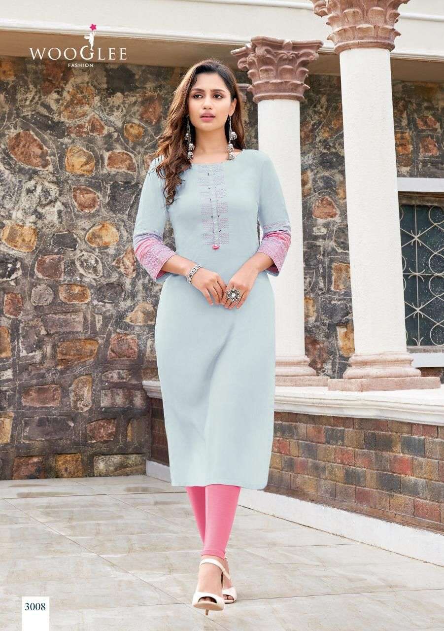 WOOGLEE SALONEE VOL 2 Catalogue Office wear Kurtis wholesale