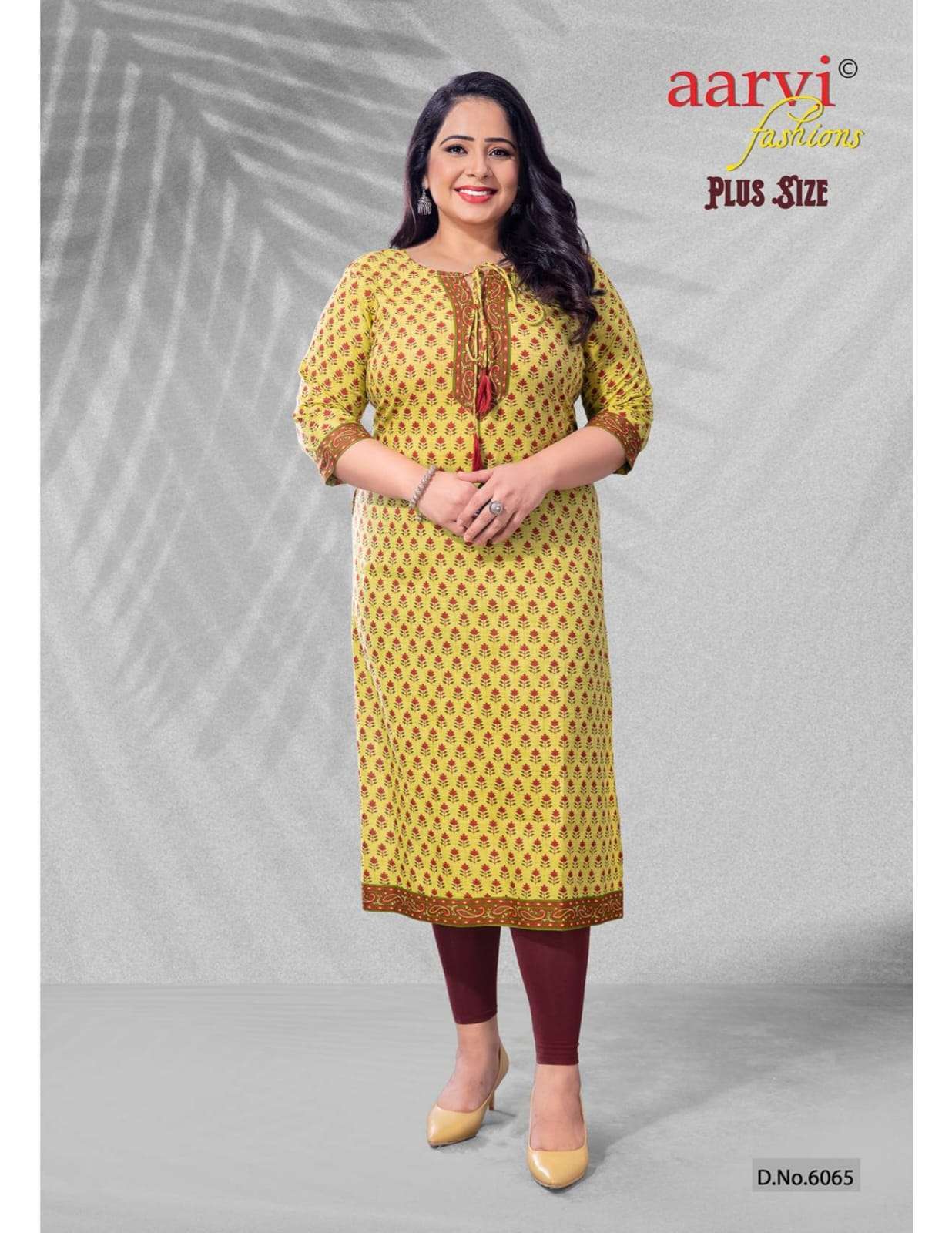  AARVI FASHION PLUS SIZE VOL 1 PURE COTTON BIG SIZE LADIES KURTIS EXPORTER