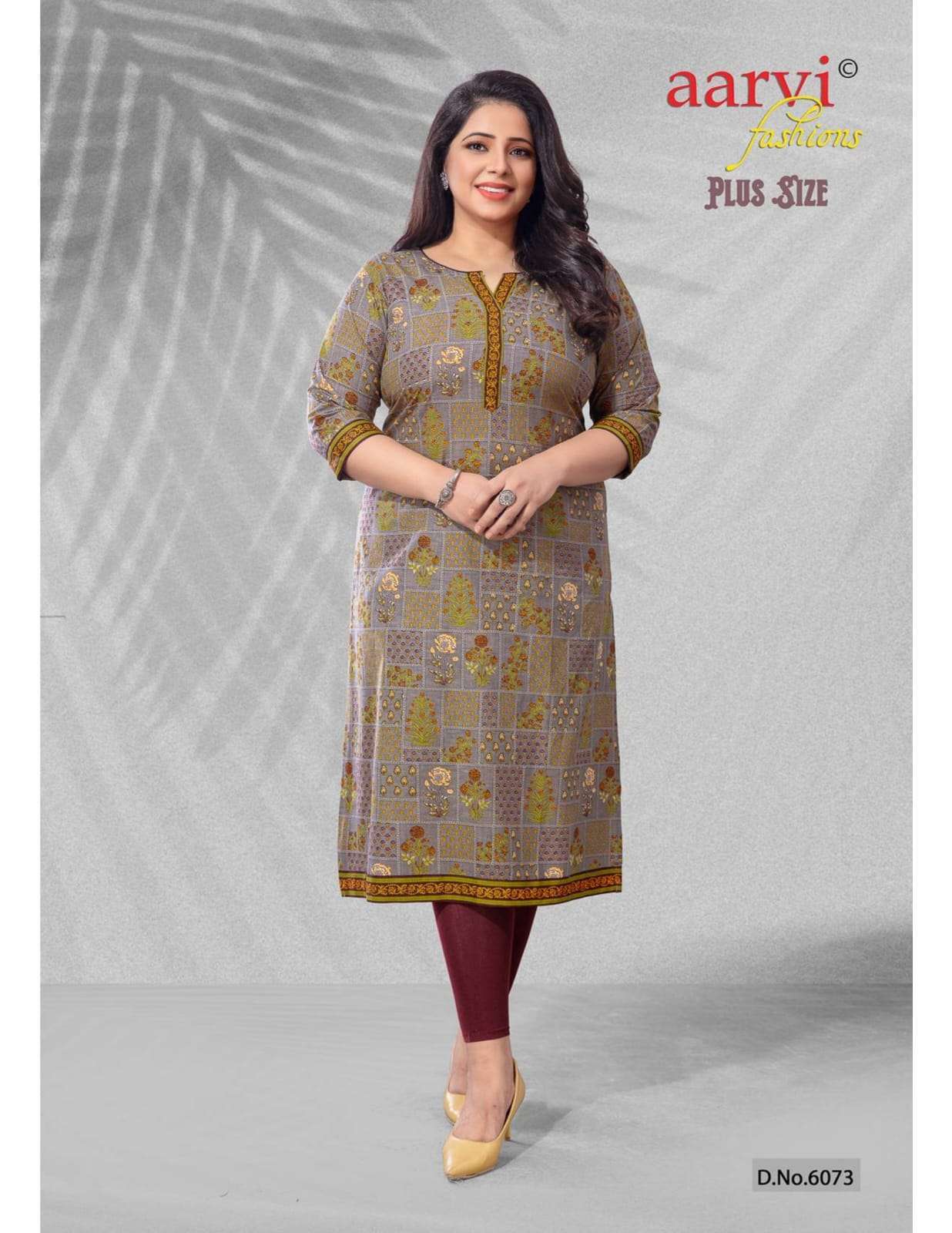  AARVI FASHION PLUS SIZE VOL 1 PURE COTTON BIG SIZE LADIES KURTIS EXPORTER