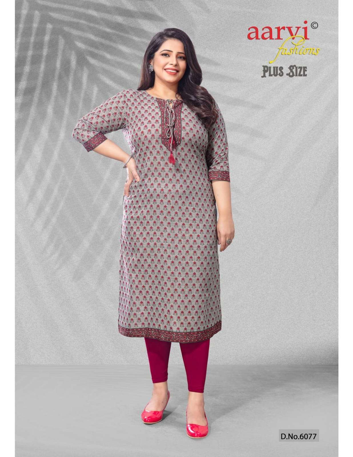  AARVI FASHION PLUS SIZE VOL 1 PURE COTTON BIG SIZE LADIES KURTIS EXPORTER