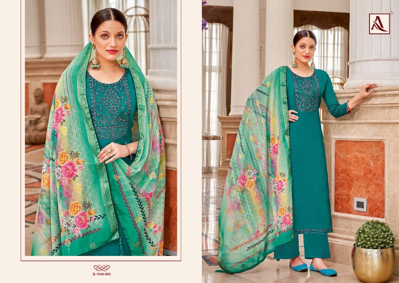 Alok Festive Fusion Edition Vol 5 Catalog Jam Cotton Designer Dress Materials