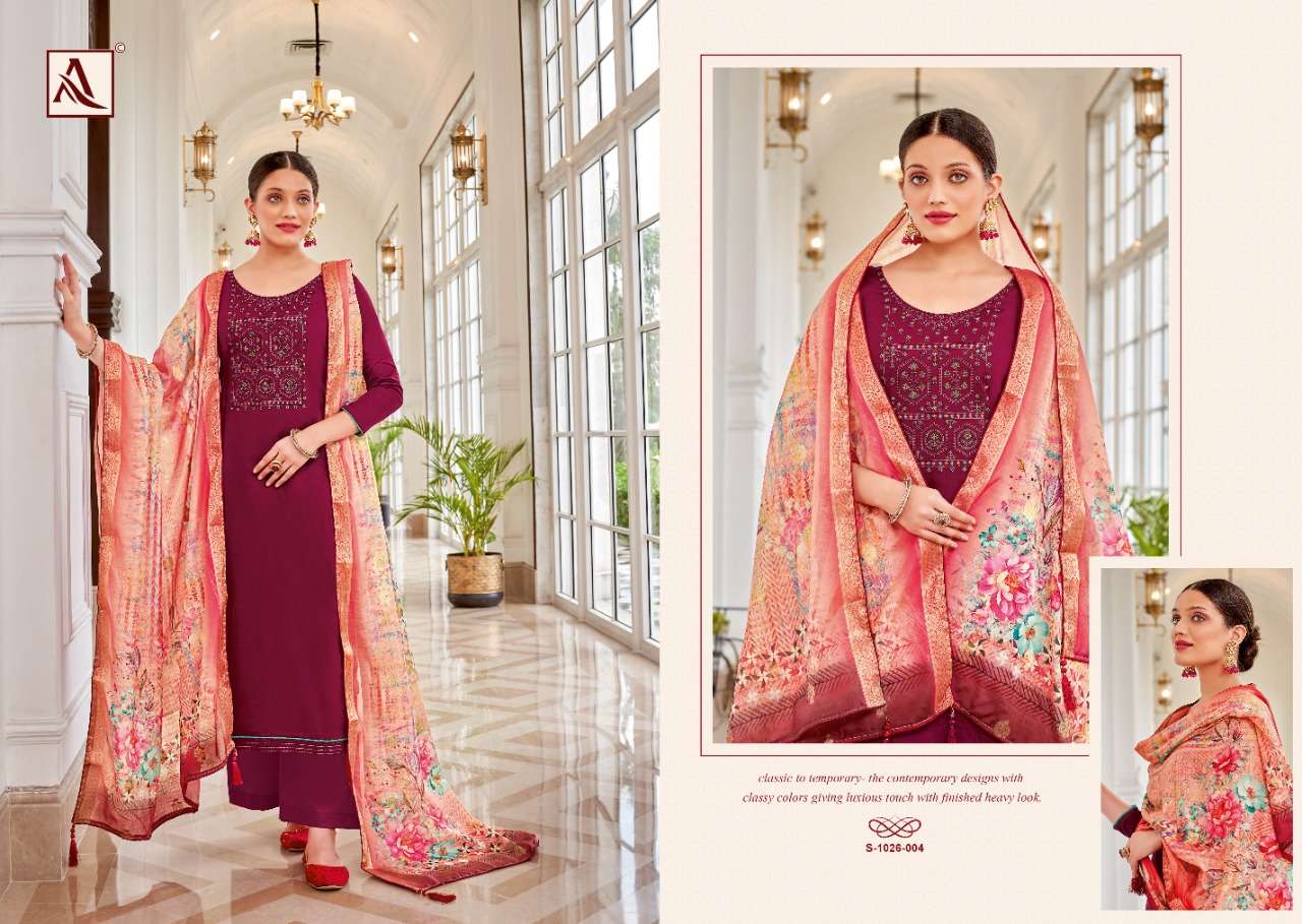 Alok Festive Fusion Edition Vol 5 Catalog Jam Cotton Designer Dress Materials