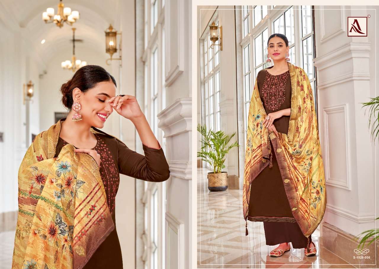 Alok Festive Fusion Edition Vol 5 Catalog Jam Cotton Designer Dress Materials