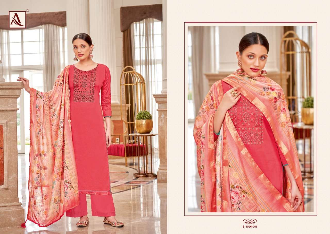 Alok Festive Fusion Edition Vol 5 Catalog Jam Cotton Designer Dress Materials