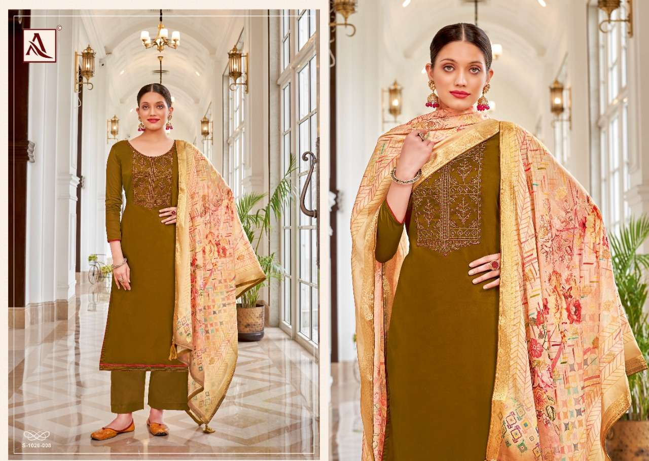 Alok Festive Fusion Edition Vol 5 Catalog Jam Cotton Designer Dress Materials