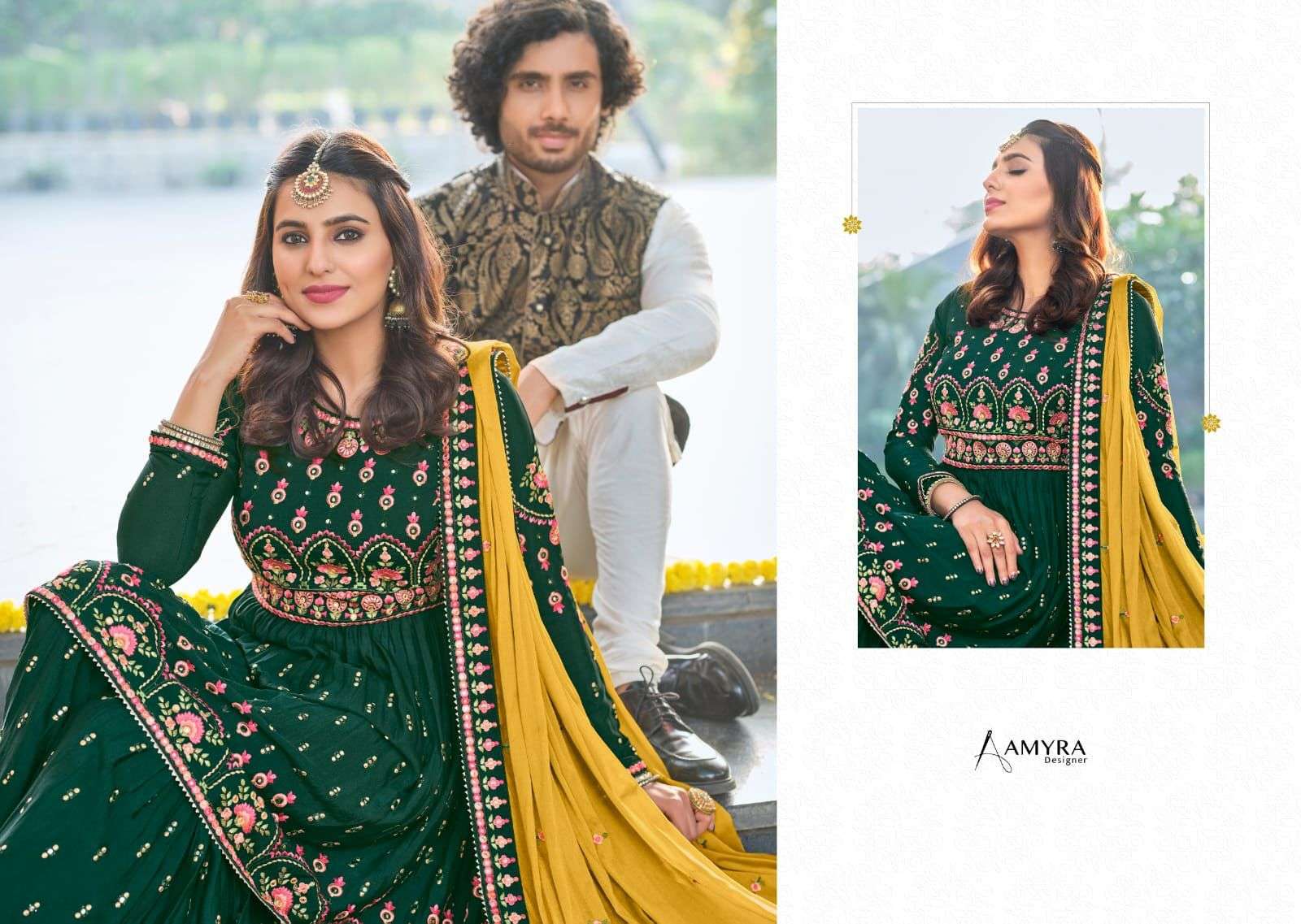  AMYRA RIWAZ VOL 3 READYMADE TOP WITH PLAZZO & DUPATTA COLLECTION
