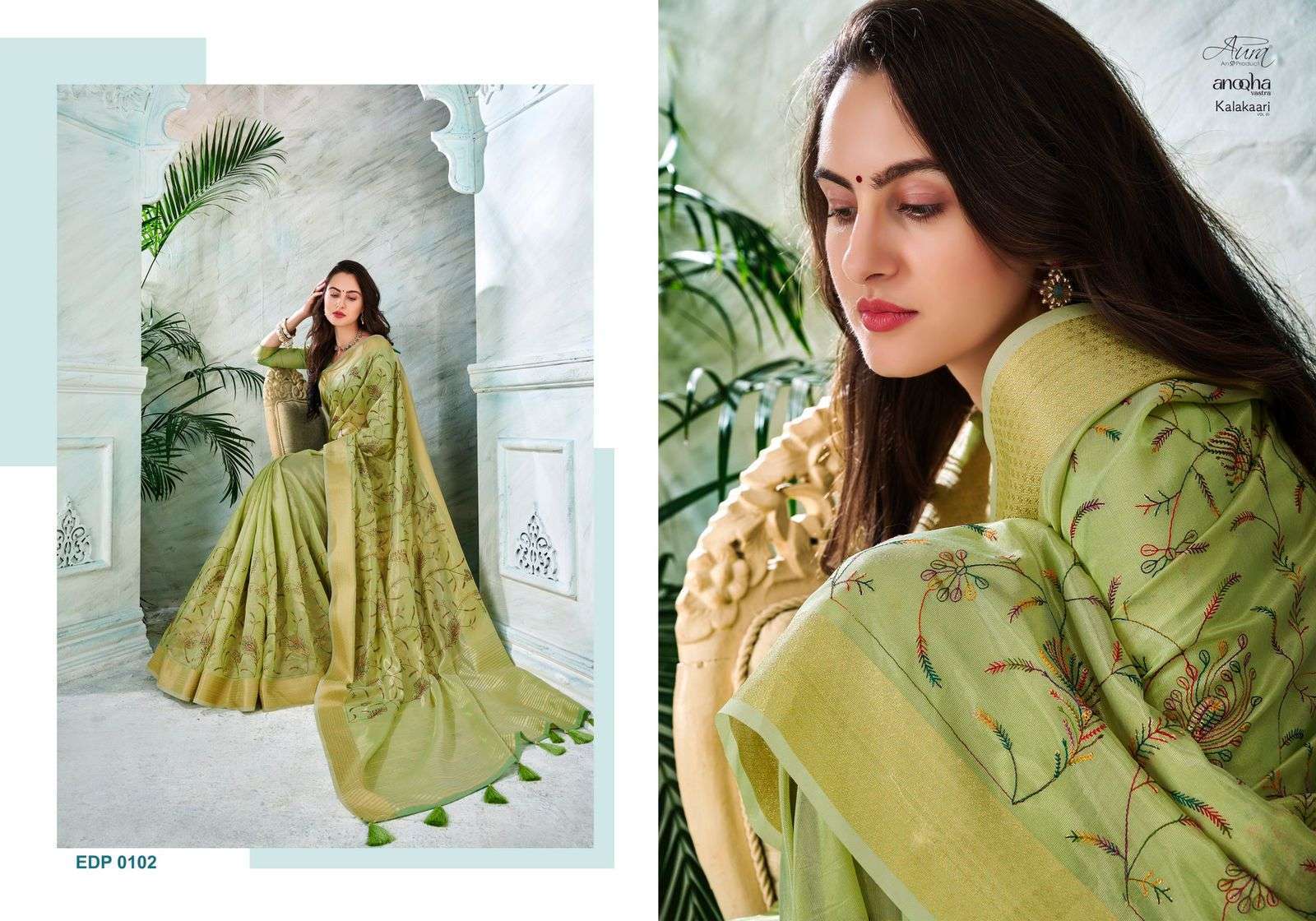 aura kalakaari by anoqha vastra wholesale aree supplier