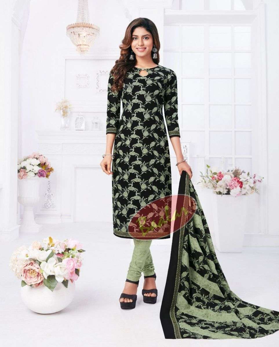 BAALAR ZAARA VOL 12 DRESS MATERIAL WHOLESALER AND EXPORTER