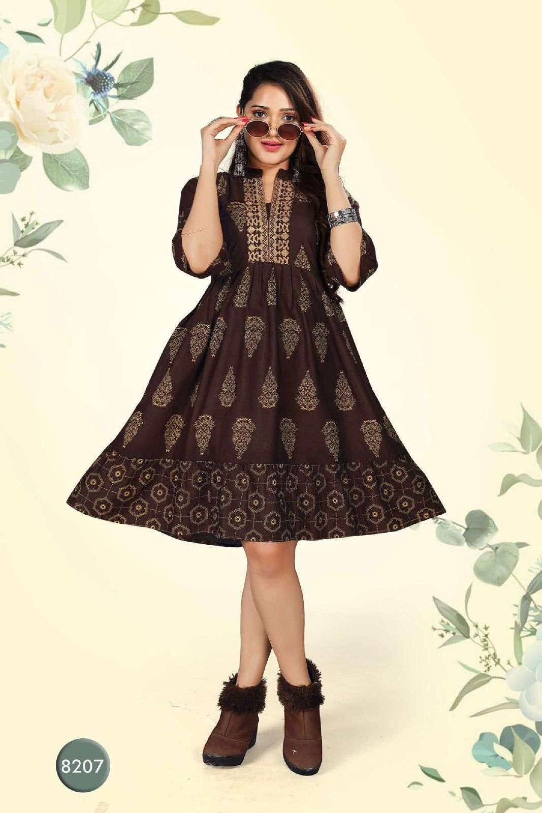 Beauty Queen Vihana Vol 1 Catalog Fancy Western Top Kurtis