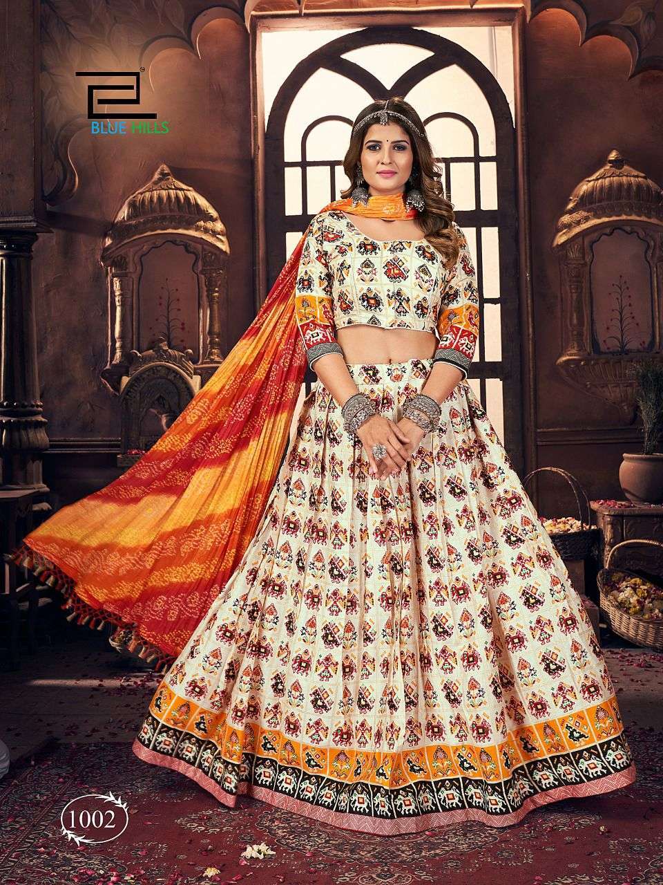 BLUE HILLS NAVRATRI NIGHTS 2022 READY TO WEAR TRADITIONAL LEHANGA BLOUSE DUPATTA SET