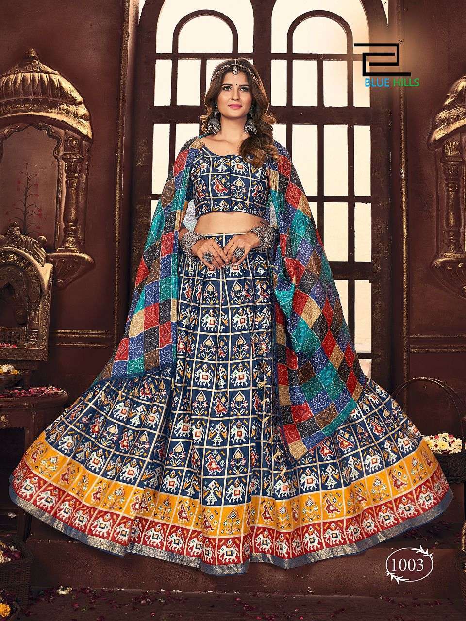 BLUE HILLS NAVRATRI NIGHTS 2022 READY TO WEAR TRADITIONAL LEHANGA BLOUSE DUPATTA SET