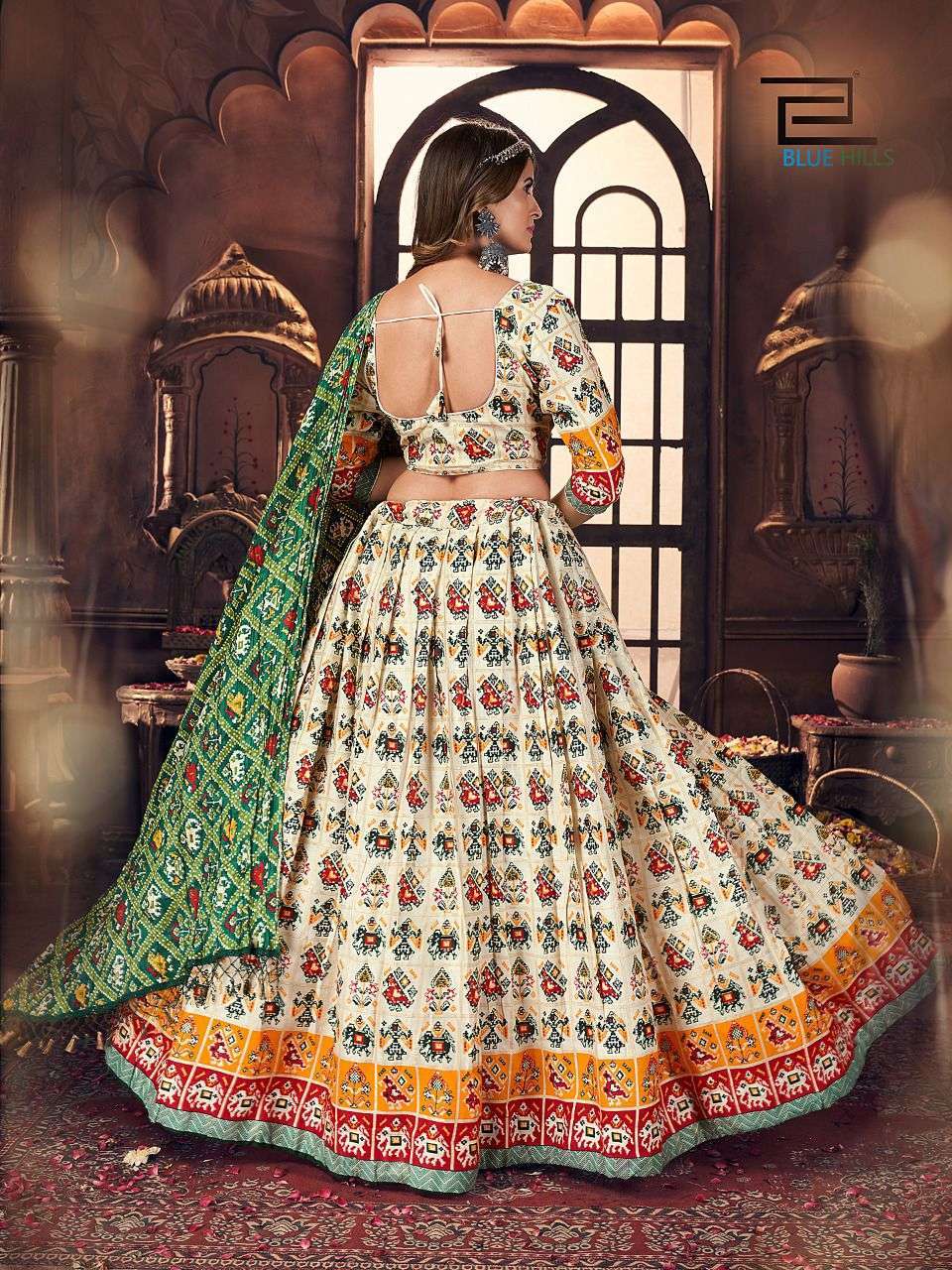 BLUE HILLS NAVRATRI NIGHTS 2022 READY TO WEAR TRADITIONAL LEHANGA BLOUSE DUPATTA SET