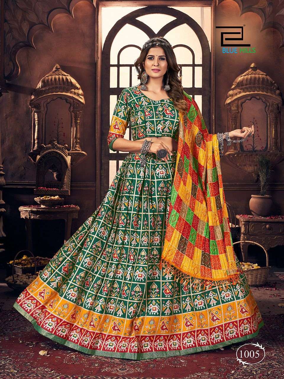 BLUE HILLS NAVRATRI NIGHTS 2022 READY TO WEAR TRADITIONAL LEHANGA BLOUSE DUPATTA SET