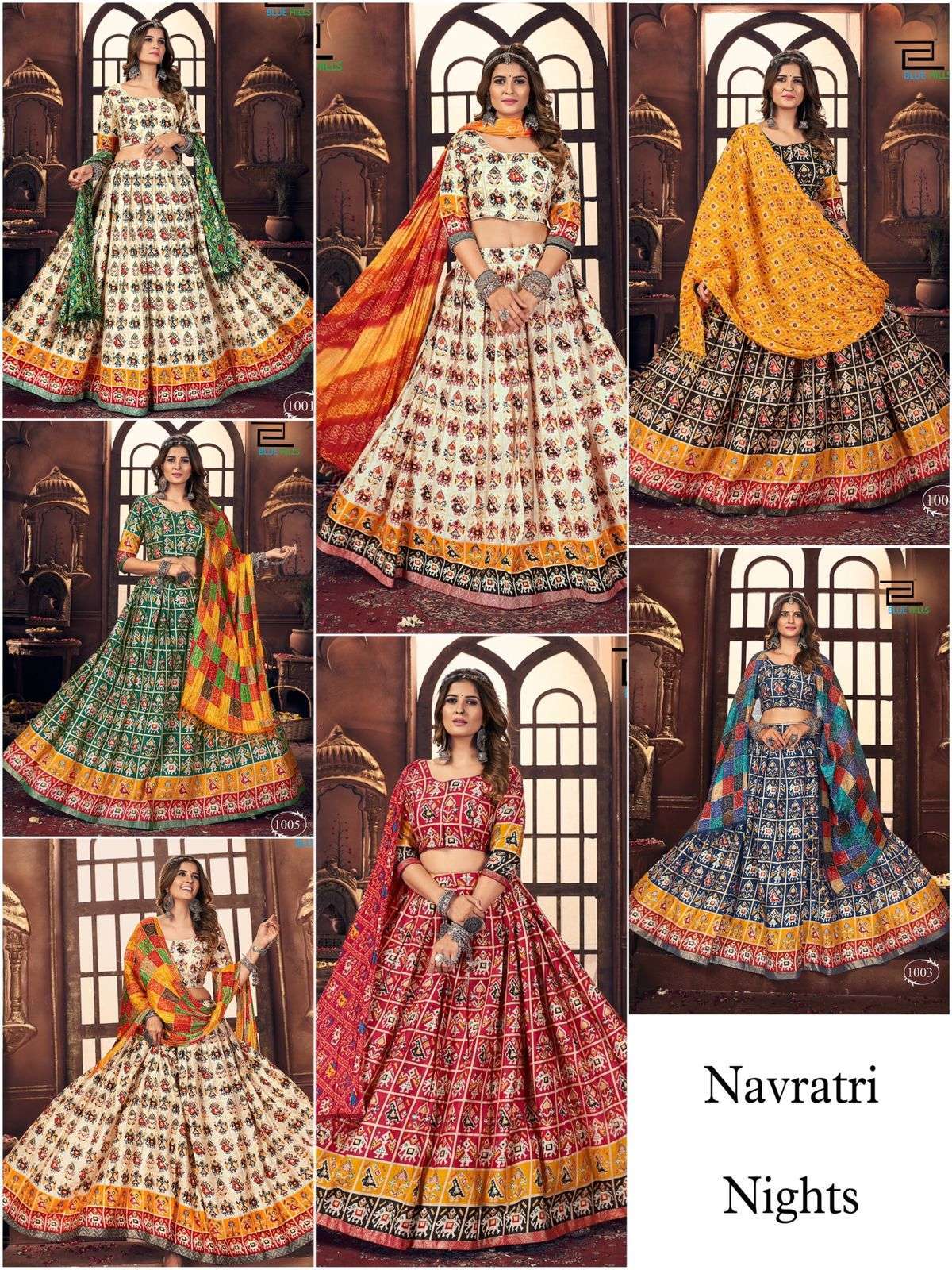 BLUE HILLS NAVRATRI NIGHTS 2022 READY TO WEAR TRADITIONAL LEHANGA BLOUSE DUPATTA SET