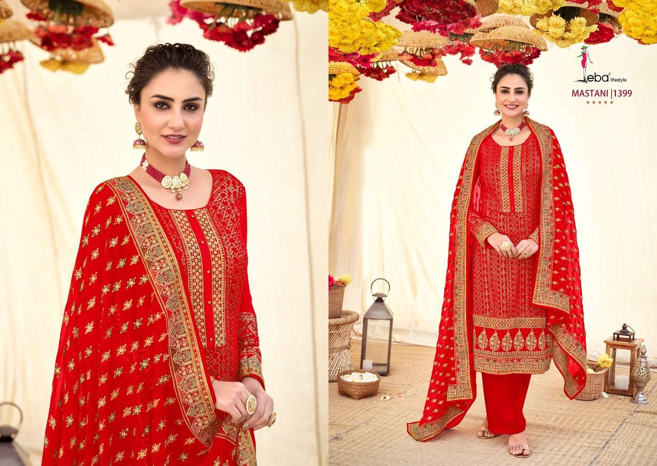 Eba Mastani Catalog Georgette Wear Designer Salwar Kameez