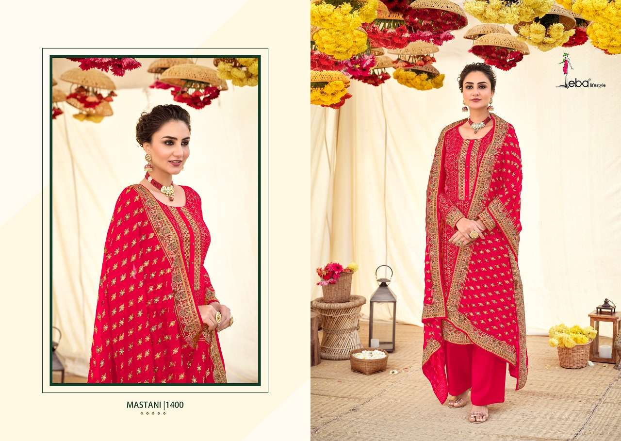 Eba Mastani Catalog Georgette Wear Designer Salwar Kameez