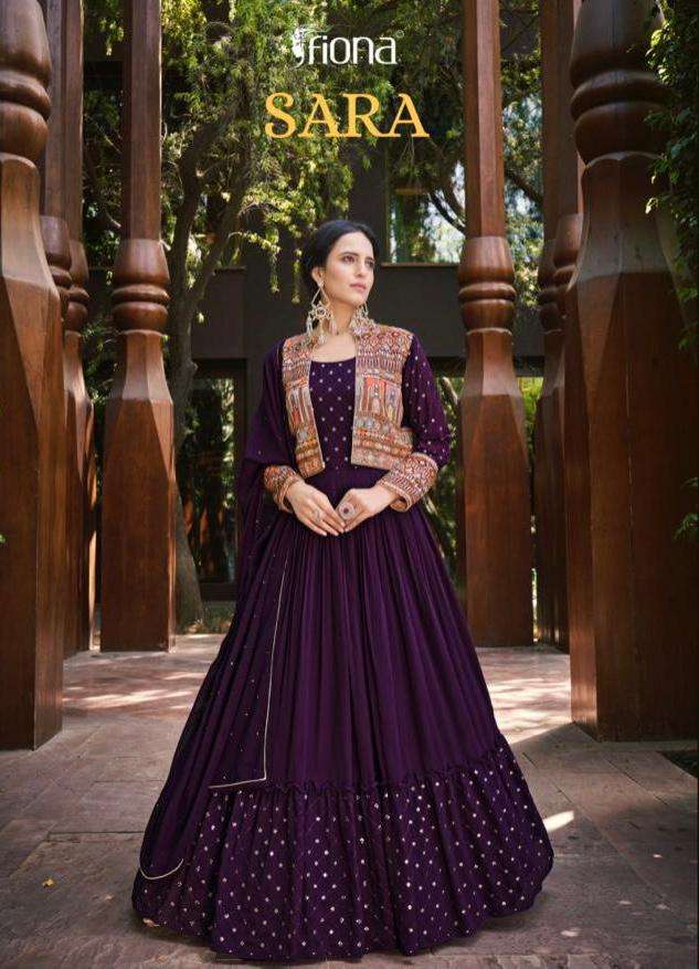 FIONA SANA 51091-51094 SERIES READYMADE FANCY DRESS WITH KOTTI