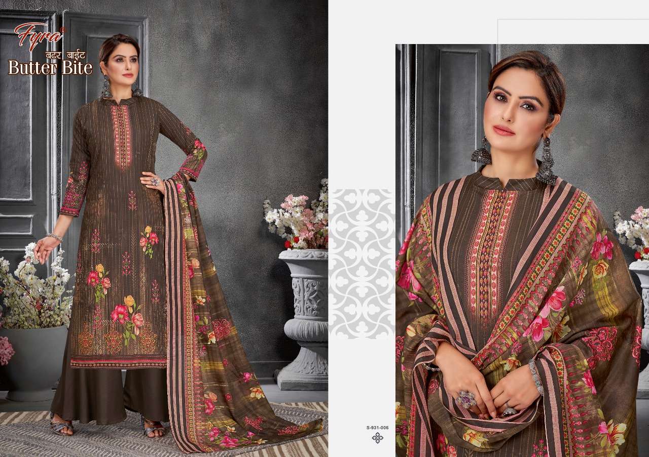 Fyra Butter Bite Catalog Festive Wear Soft Cotton Dress Materials