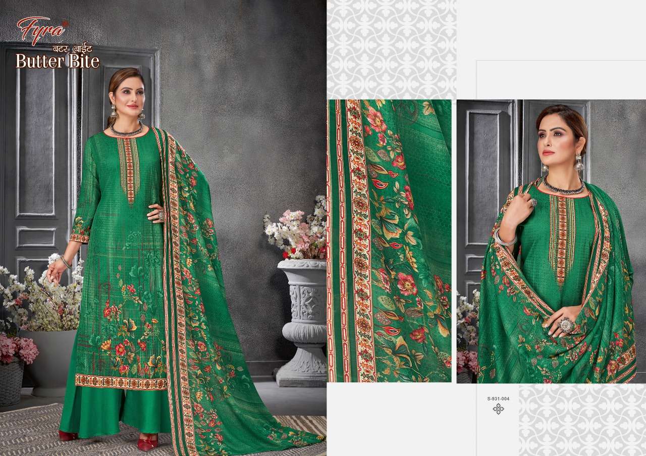 Fyra Butter Bite Catalog Festive Wear Soft Cotton Dress Materials