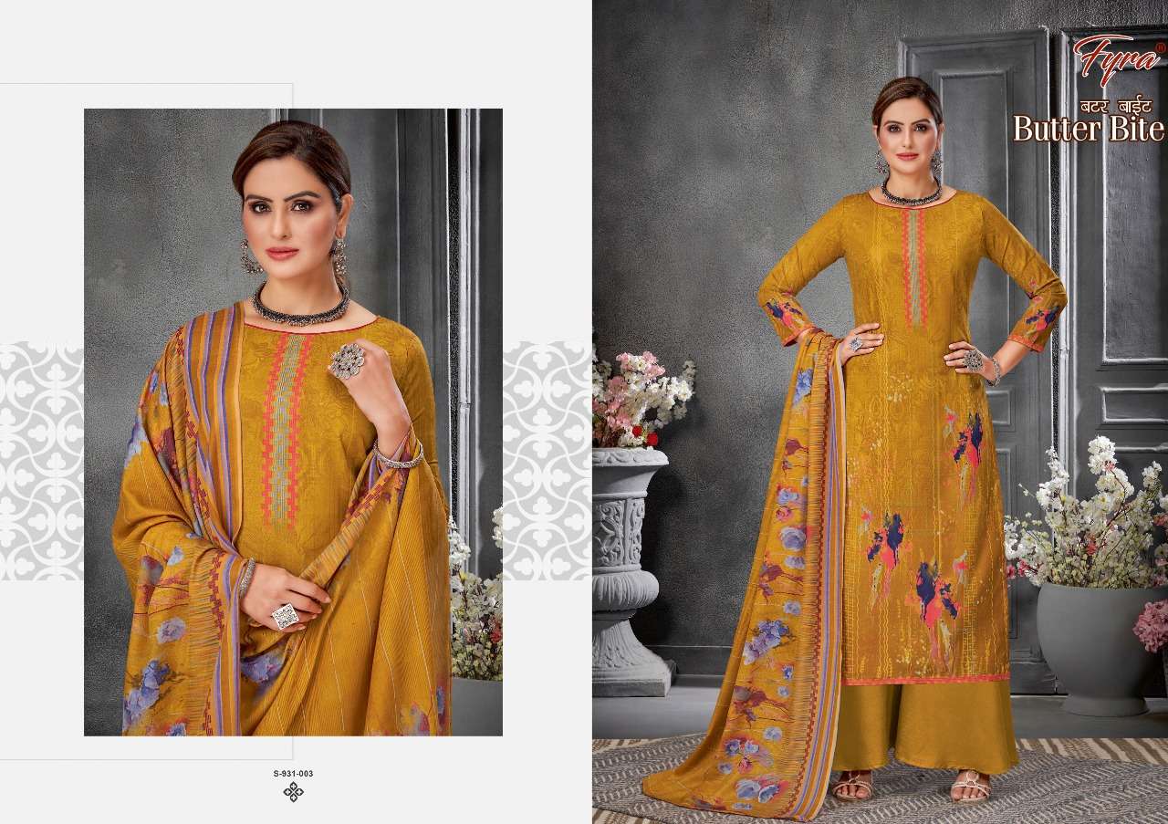 Fyra Butter Bite Catalog Festive Wear Soft Cotton Dress Materials