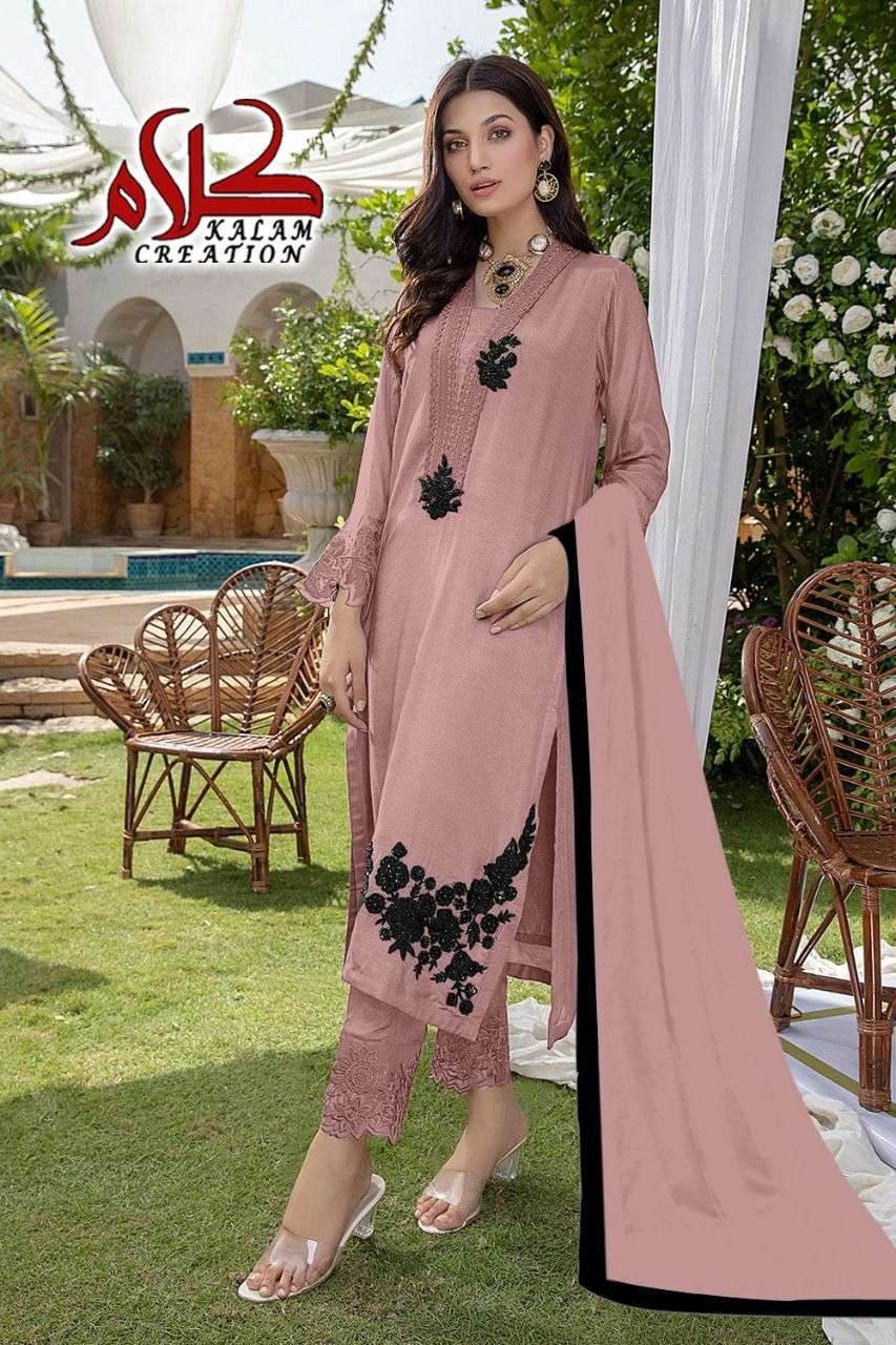  KALAM CREATION 1104 DESIGNER FULL STITCH 3 PIECE CATALOGUE SUPPLIER