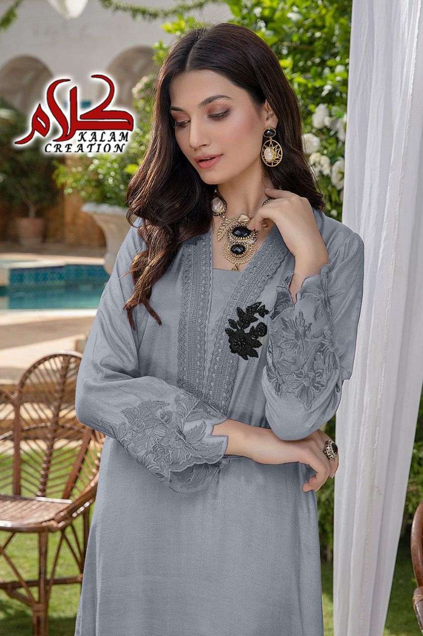  KALAM CREATION 1104 DESIGNER FULL STITCH 3 PIECE CATALOGUE SUPPLIER