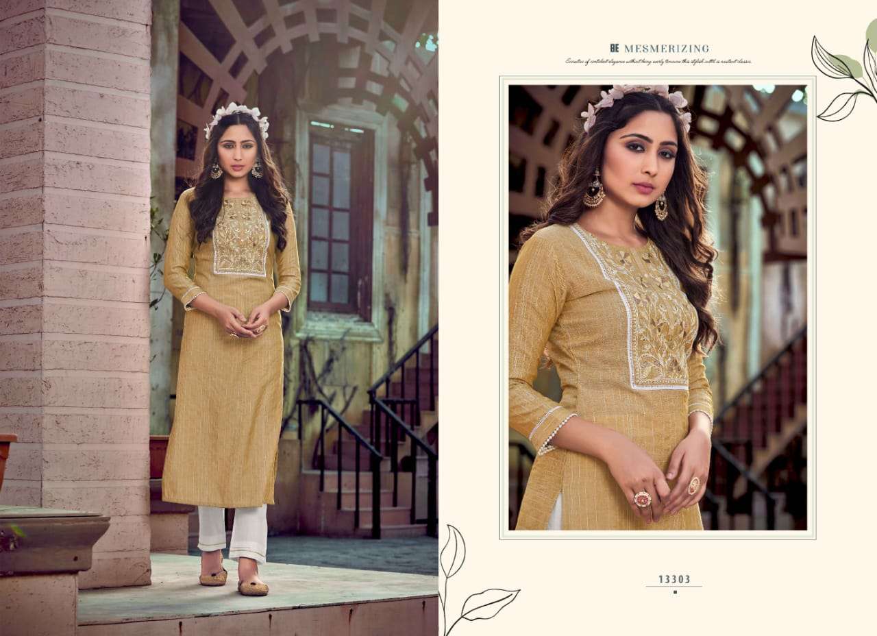 Kalaroop Jaggi Catalog Rayon Embroidery Fancy Kurtis