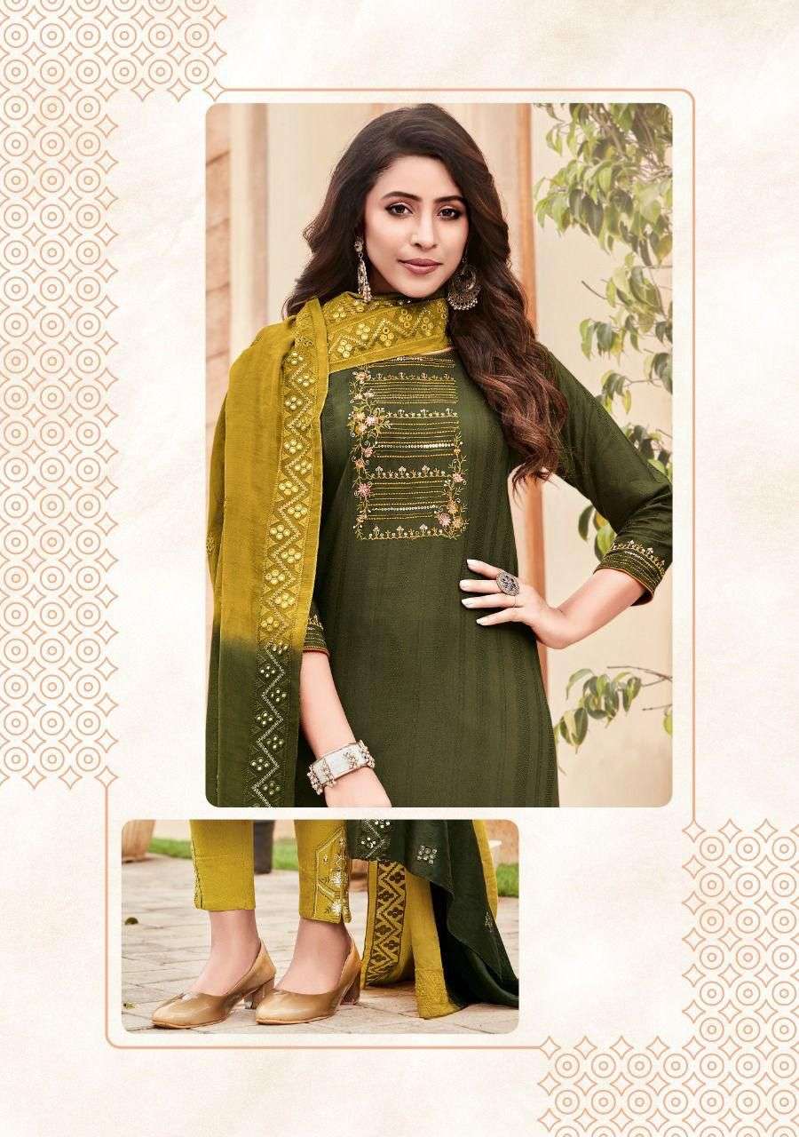 Ladies Flavour Catalog Saanvi vol 5 Kurti Dupatta pent
