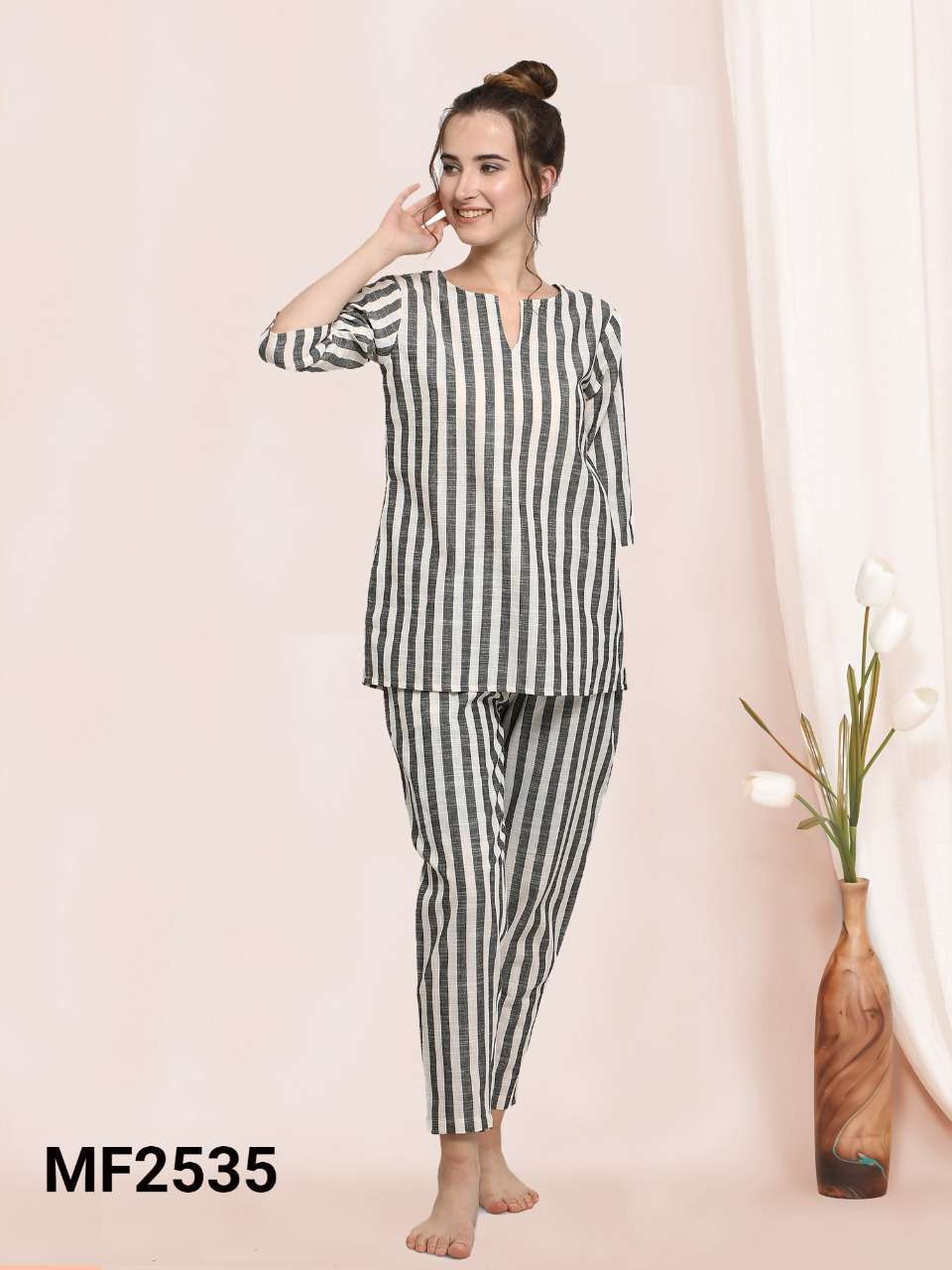 MESMORA NIGHT WEAR SERIES FANCY LADIES NIGHT DRESS COLLECTION