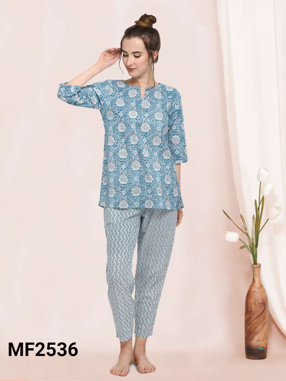 MESMORA NIGHT WEAR SERIES FANCY LADIES NIGHT DRESS COLLECTION