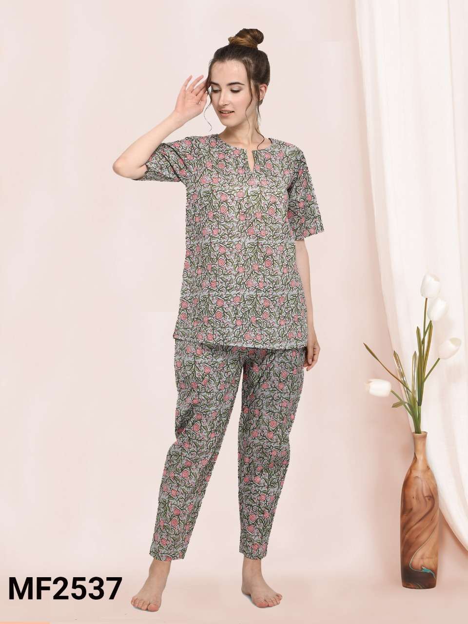 MESMORA NIGHT WEAR SERIES FANCY LADIES NIGHT DRESS COLLECTION