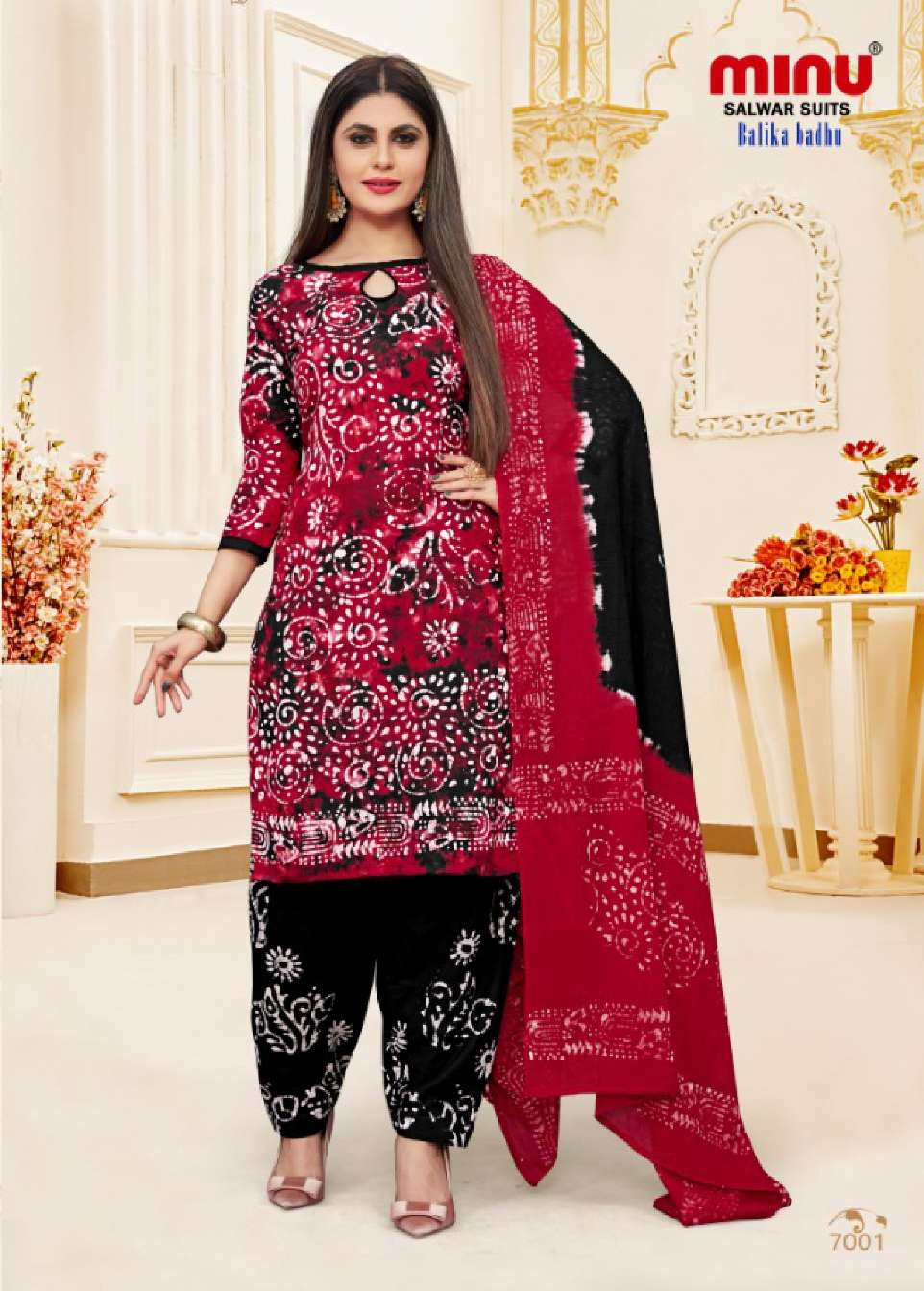 Minu BALIKA BADHU Pure Cotton Batik Printed Dress Material-8P Catalog