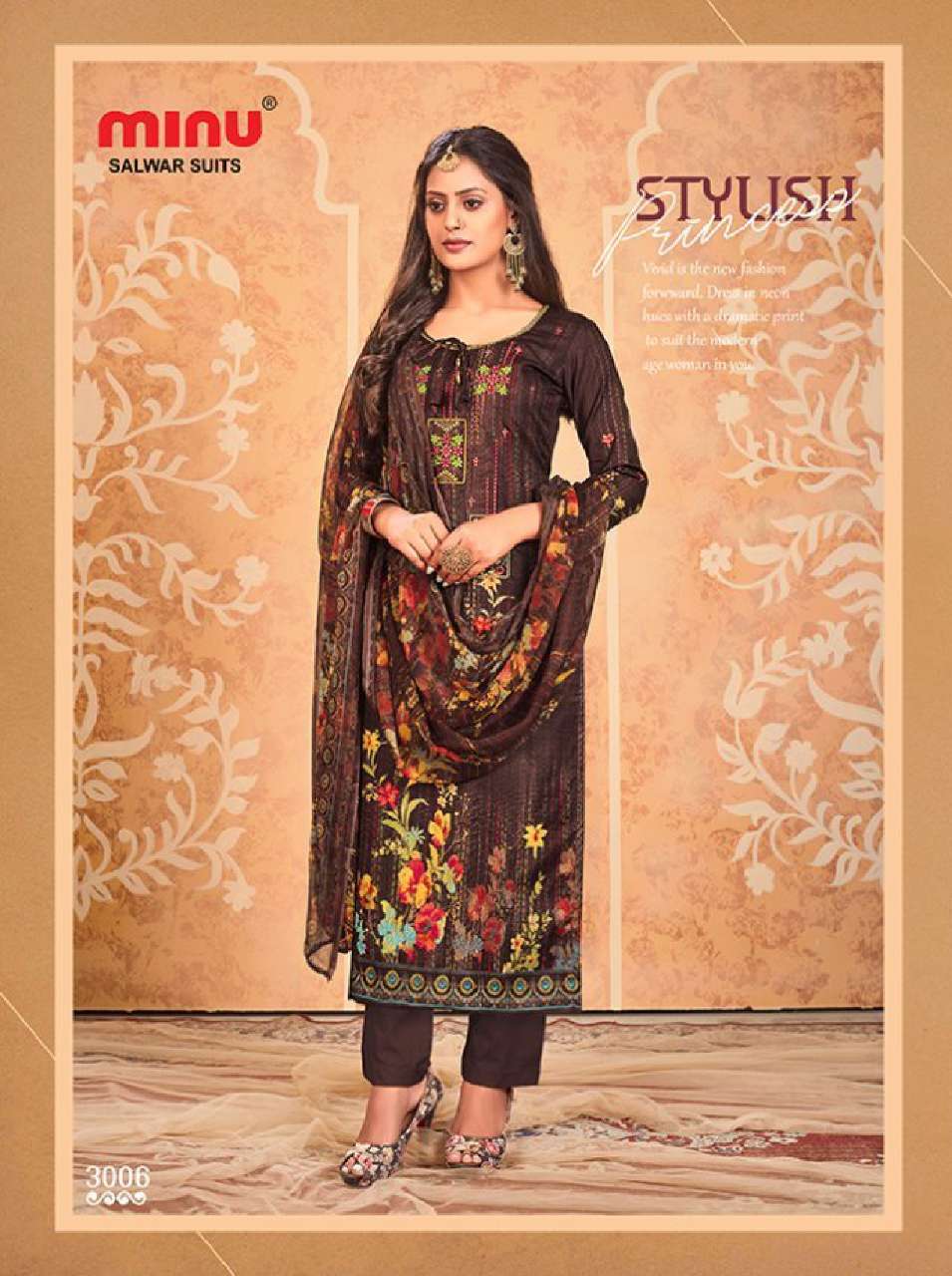 Minu FALGUNI Cotton Printed Dress Material-10P Catalog