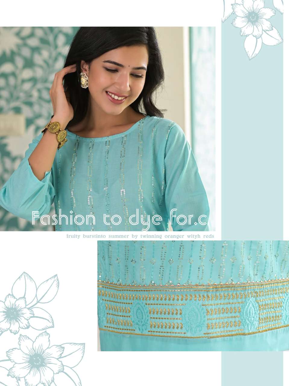 Minu PRECIOUS Rayon Sequence Kurtis-4P Catalog