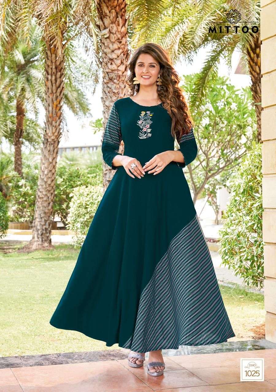 MITTOO Catalog  Leriya Vol 5 Floor Legnth Gown 