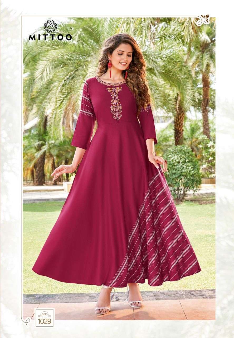 MITTOO Catalog  Leriya Vol 5 Floor Legnth Gown 