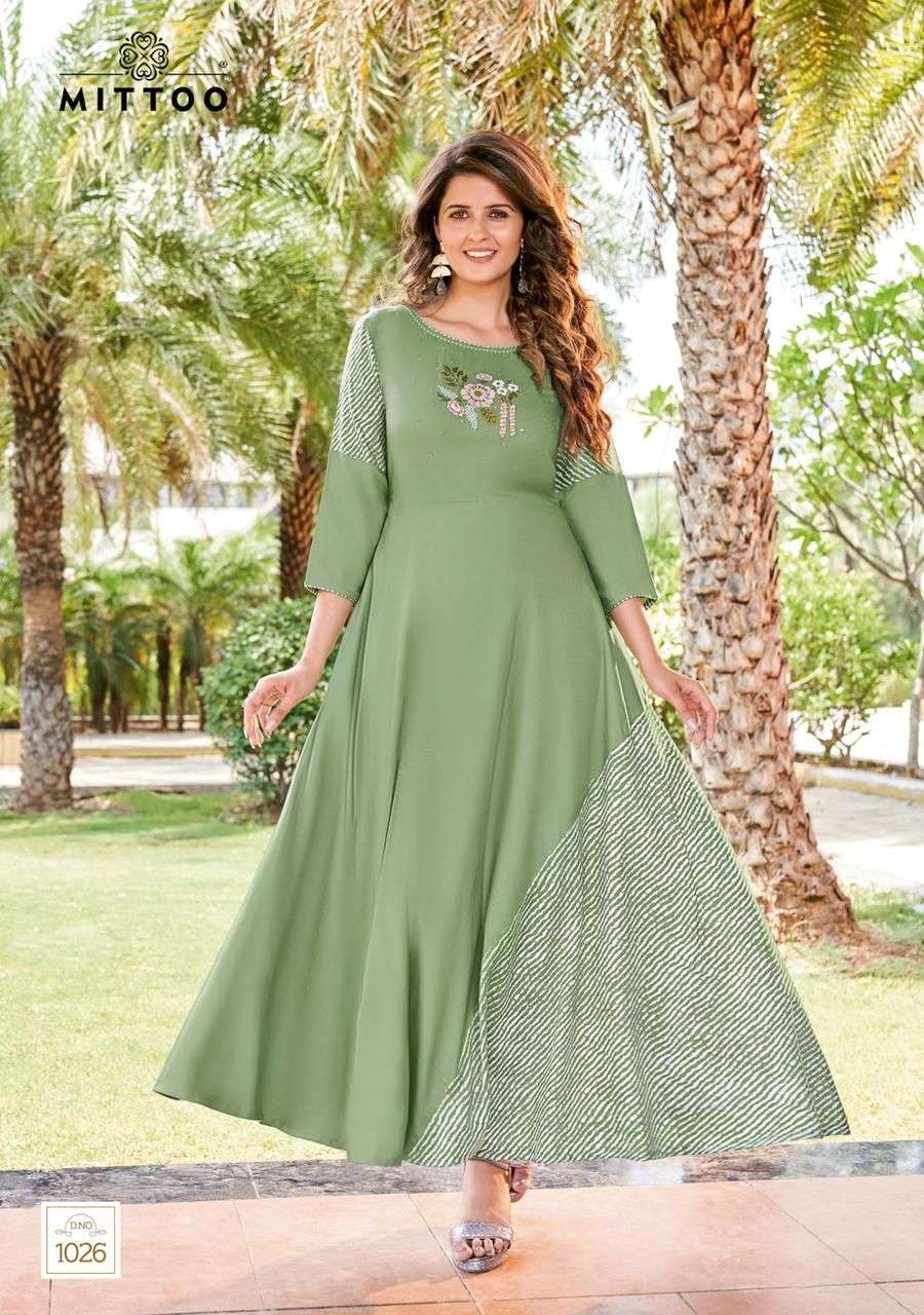 MITTOO Catalog  Leriya Vol 5 Floor Legnth Gown 