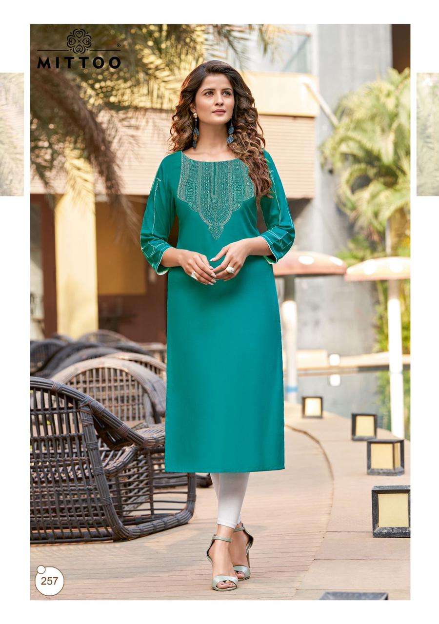 MITTOO Catalog  Payal Vol 18 Office wear kurtis catalog