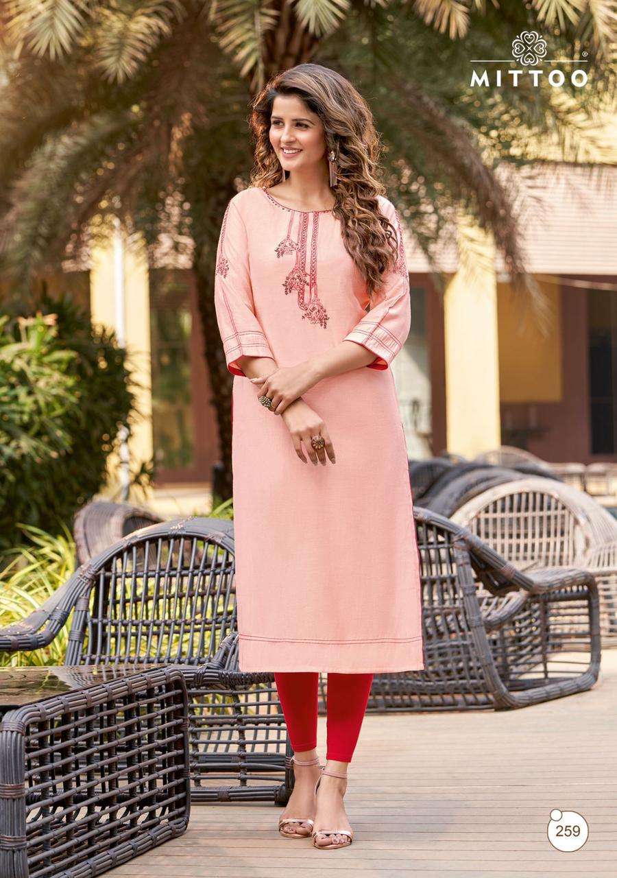 MITTOO Catalog  Payal Vol 18 Office wear kurtis catalog