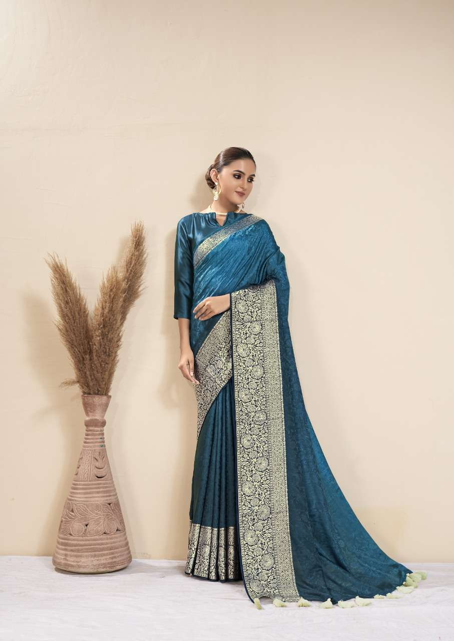  PR OLA S1 PRO PURE DOLA WEAVING SAREES WHOLESALER