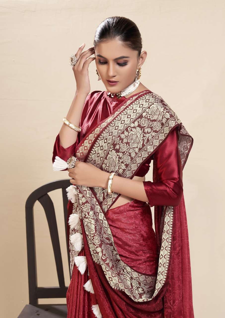  PR OLA S1 PRO PURE DOLA WEAVING SAREES WHOLESALER