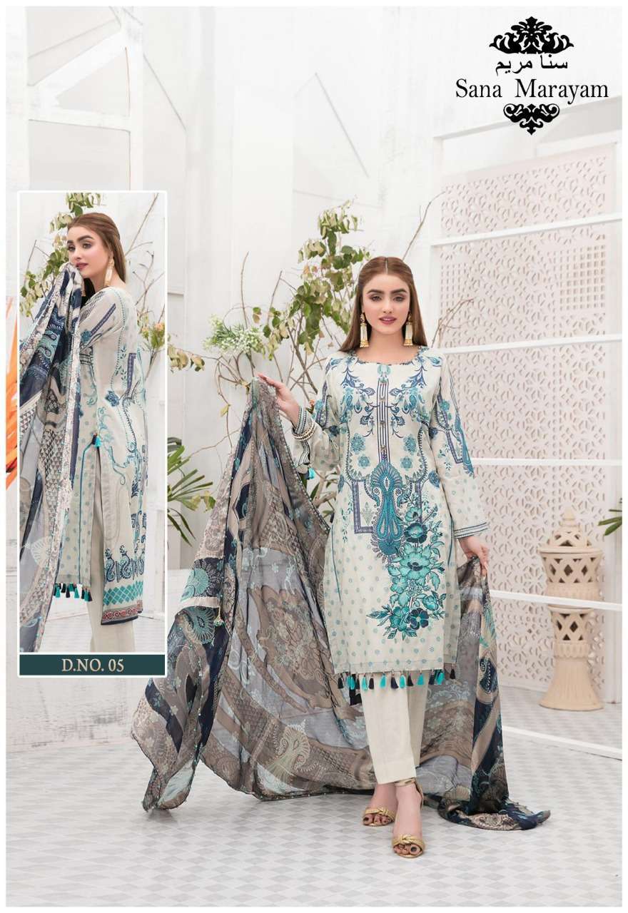  SANA MARAYAM GULAAL COTTON PRINTED DRESSES