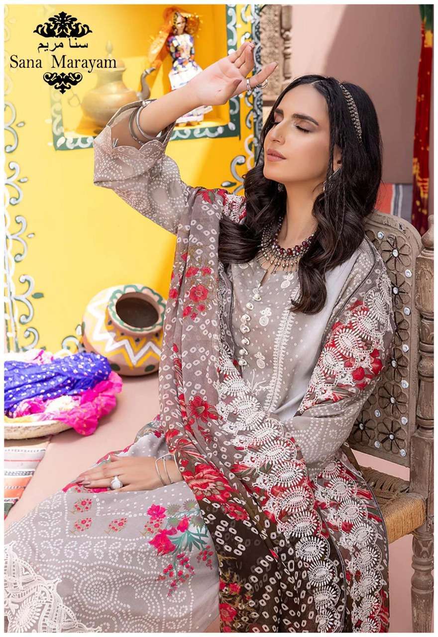  SANA MARAYAM GULAAL COTTON PRINTED DRESSES