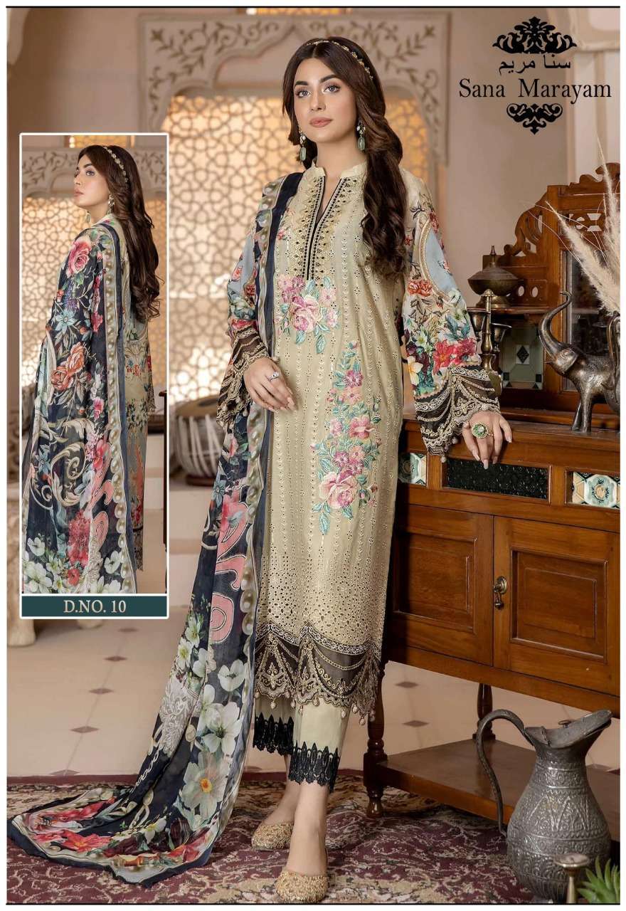  SANA MARAYAM GULAAL COTTON PRINTED DRESSES