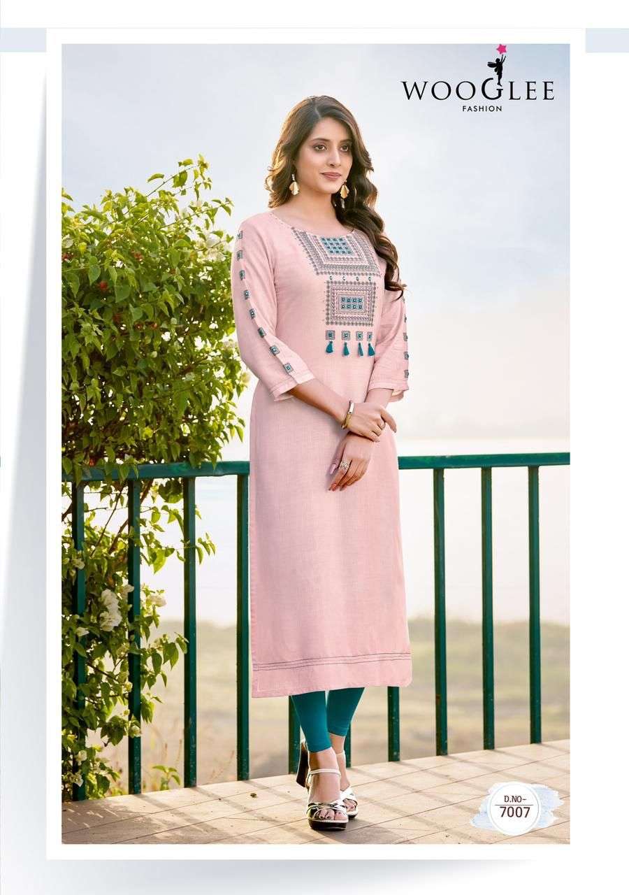  Wooglee  (mittoo) Catalog  4Ever Vol 2 rayon kurtis wholesale