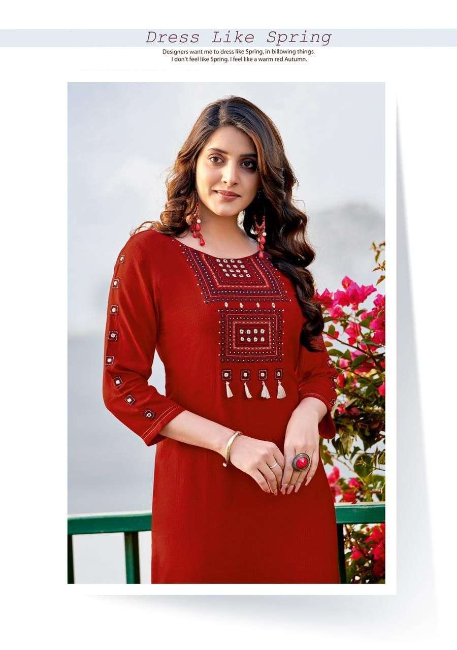  Wooglee  (mittoo) Catalog  4Ever Vol 2 rayon kurtis wholesale