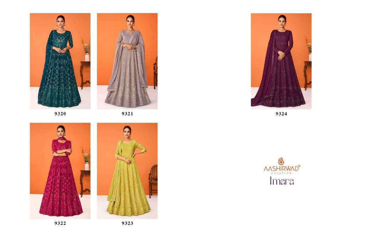 Aashirwad Gulkand Imara Catalog Designer Salwar Suits Wholesale