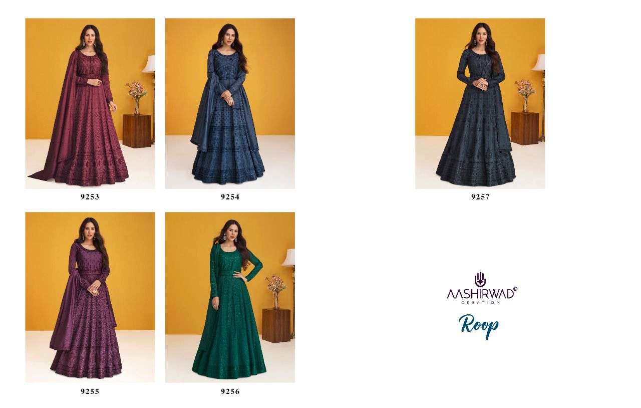 Aashirwad Gulkand Roop Catalog Designer Salwar Suits Wholesale