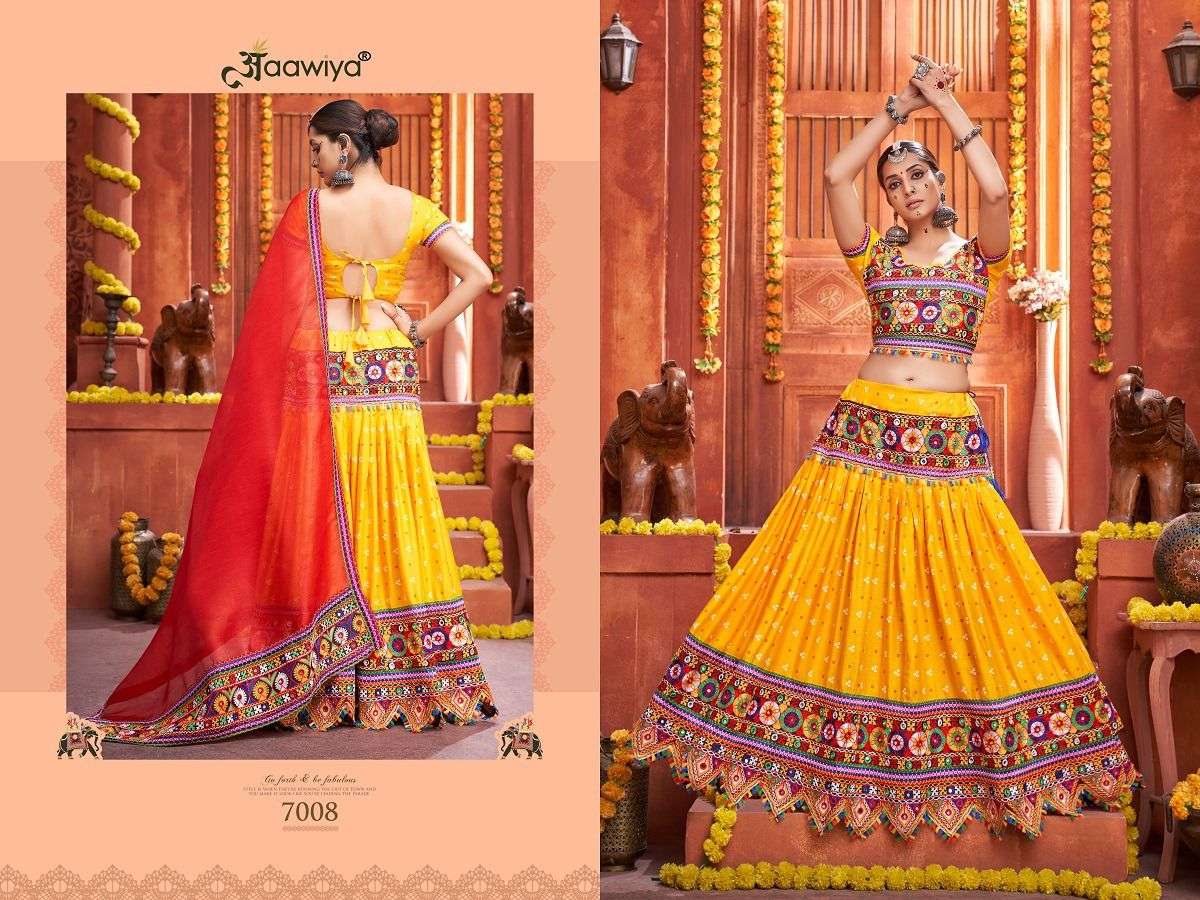 Aawiya Rajwadi Vol 4 Catalog Festive Wear Wholesale Lehenga Choli For Navratri