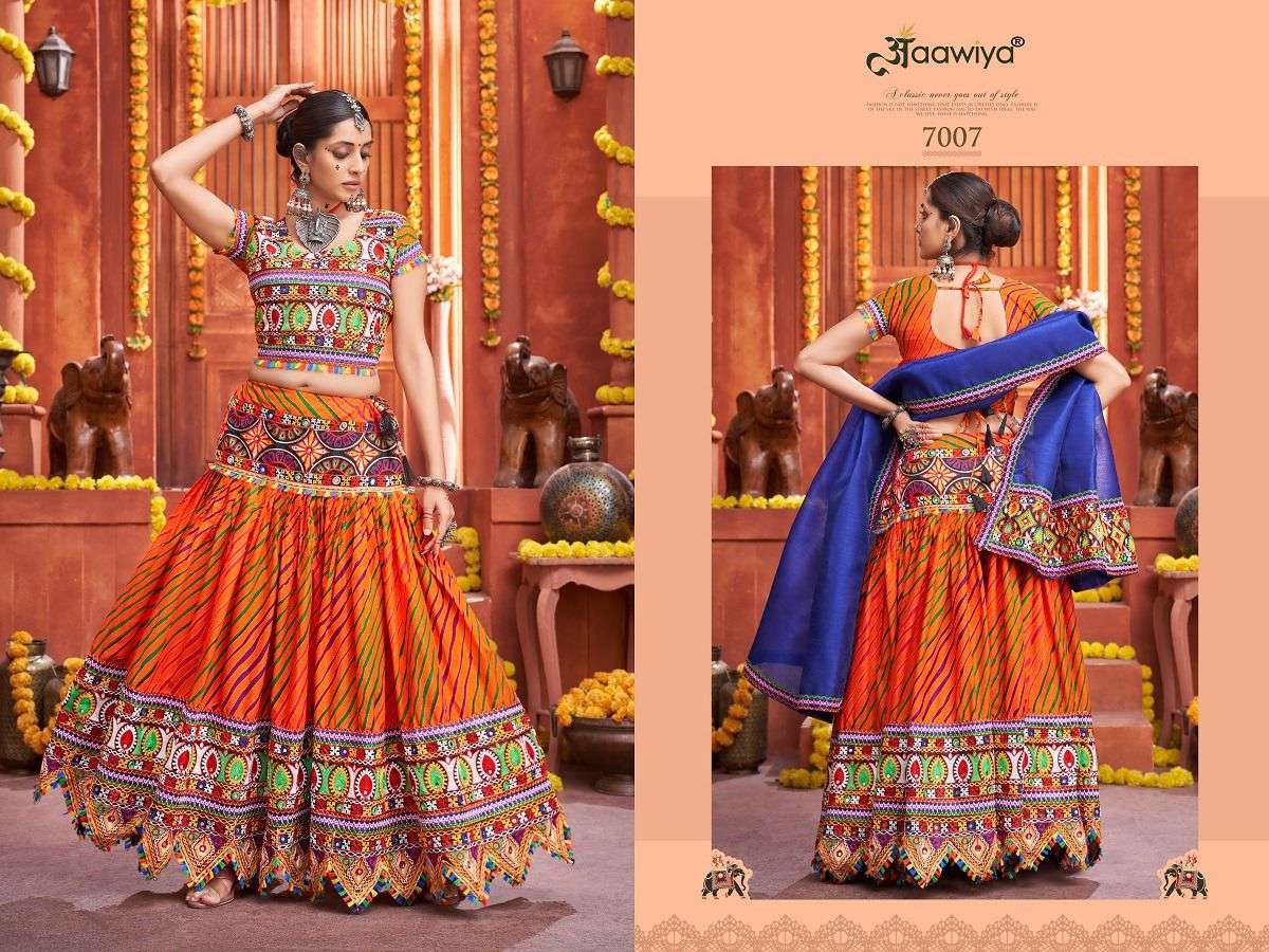Aawiya Rajwadi Vol 4 Catalog Festive Wear Wholesale Lehenga Choli For Navratri